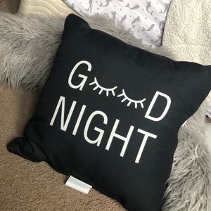 Goodmorning/Night Pillow